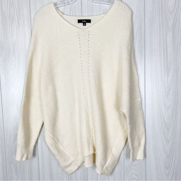 Lulu's Sweaters - Lulus | Emerson Cream Dolman Sleeve Sweater Size Small